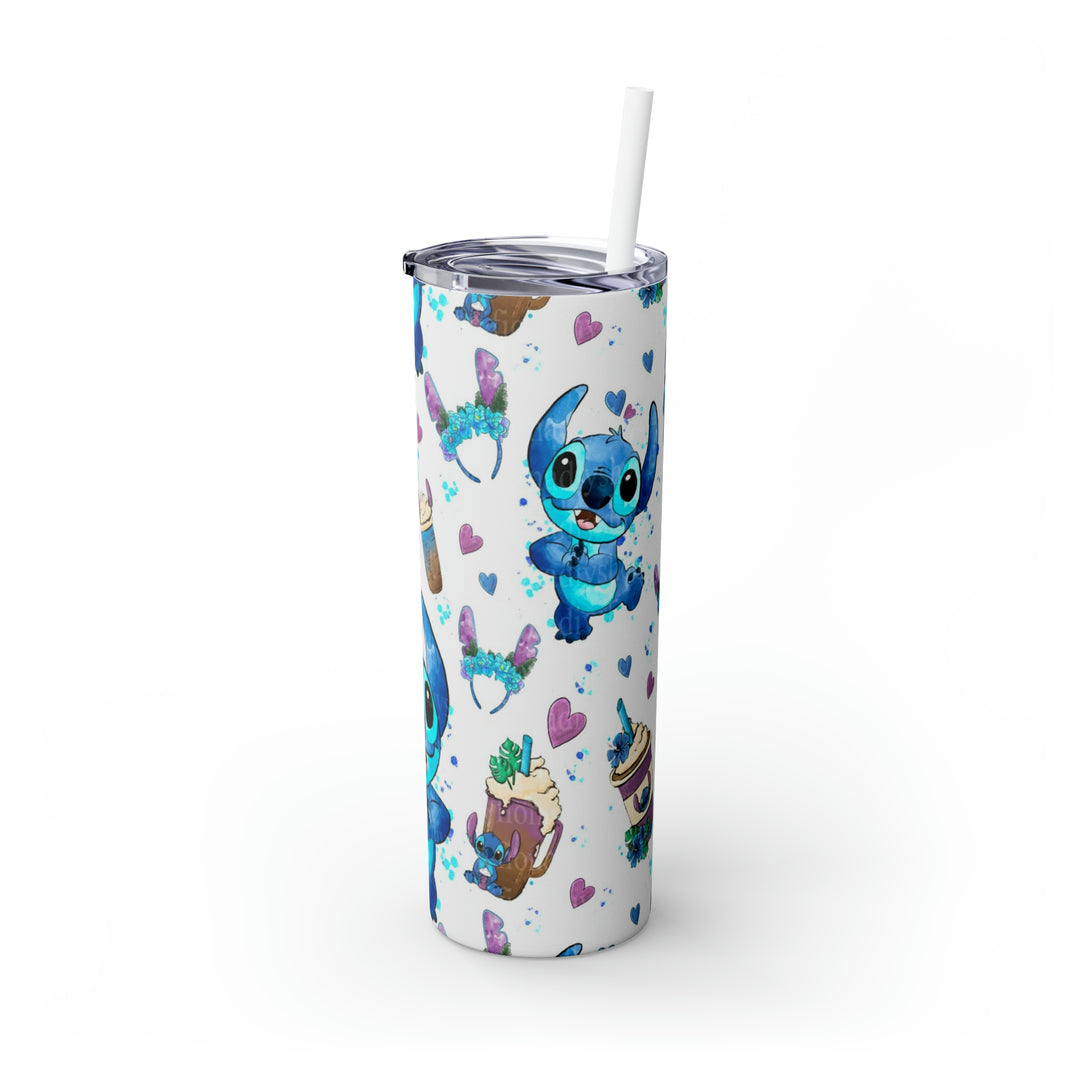 Skinny Tumbler with Straw, 20oz