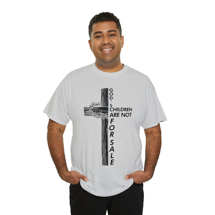 gods children are not for sale-Unisex Heavy Cotton Tee