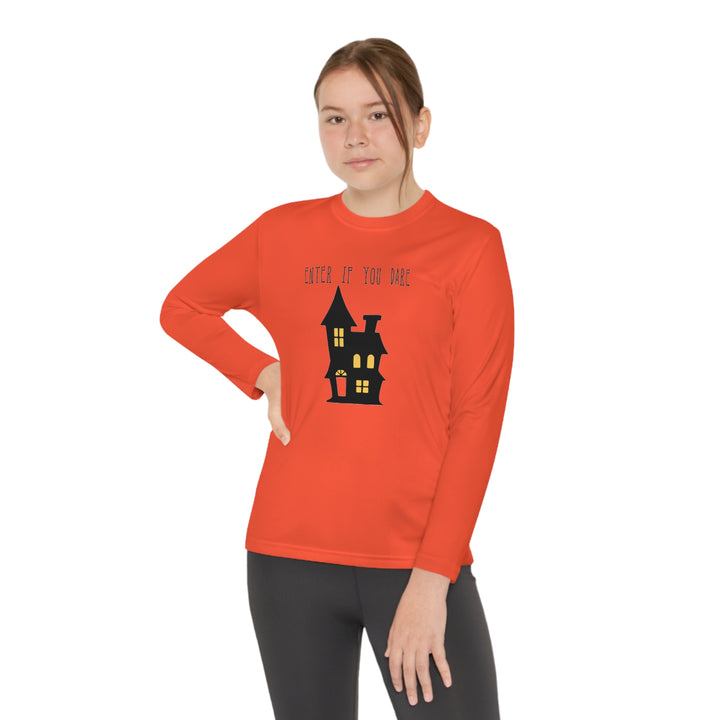 Enter if you dare-Youth Long Sleeve Competitor Tee