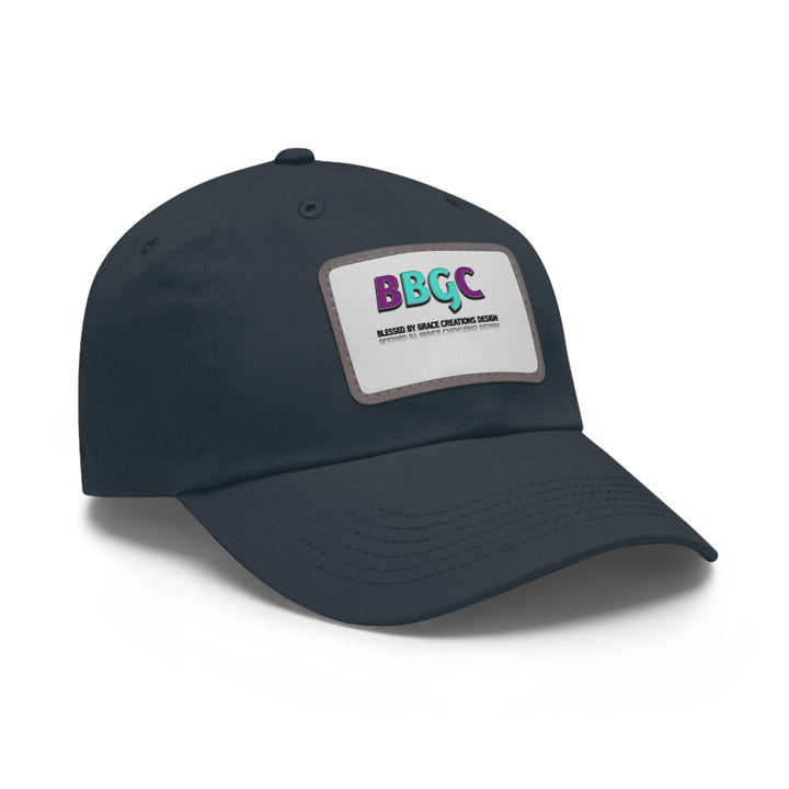 BBGC=Dad Hat with Leather Patch (Rectangle)
