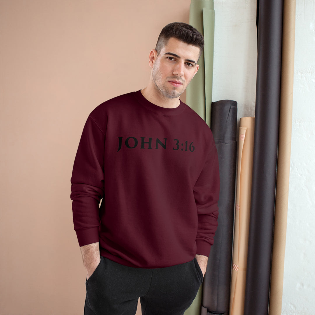 JOHN 3:16-Champion Sweatshirt
