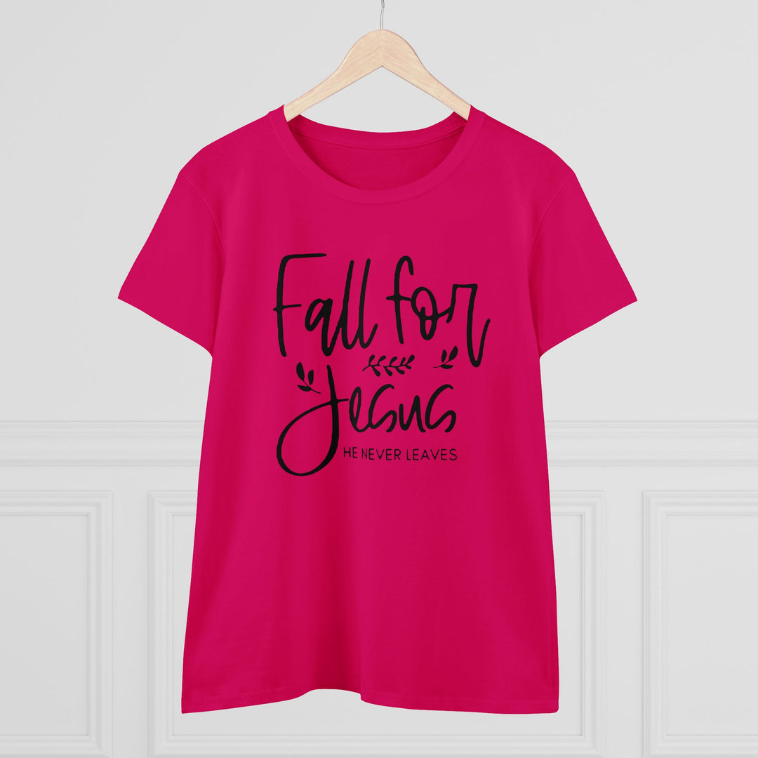 Fall For Jesus Women's Midweight Cotton Tee