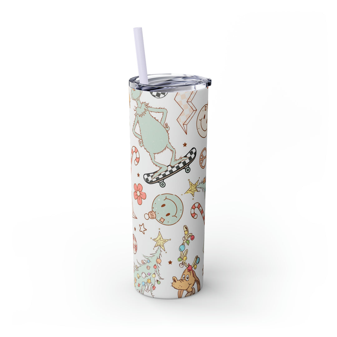 Skinny Tumbler with Straw, 20oz
