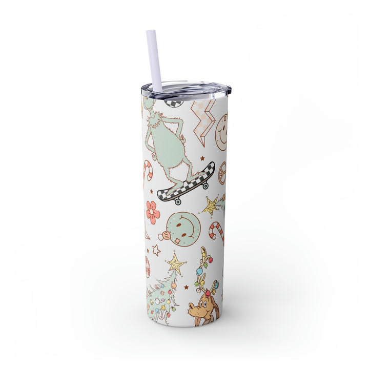 Skinny Tumbler with Straw, 20oz