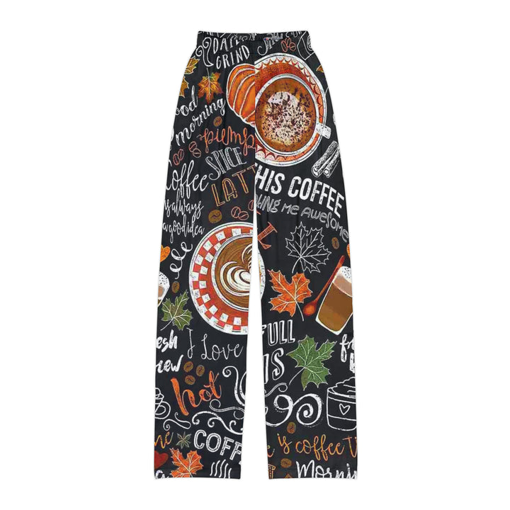 Pumpkin Spice Latte Kids Pajama Pants (AOP)