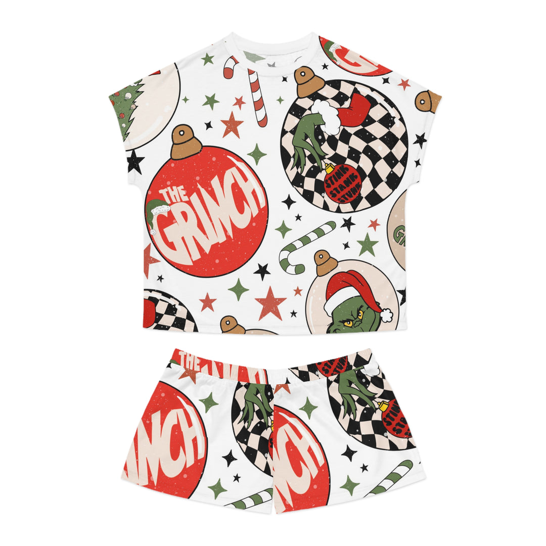 grinchmess Women's Short Pajama Set (AOP)