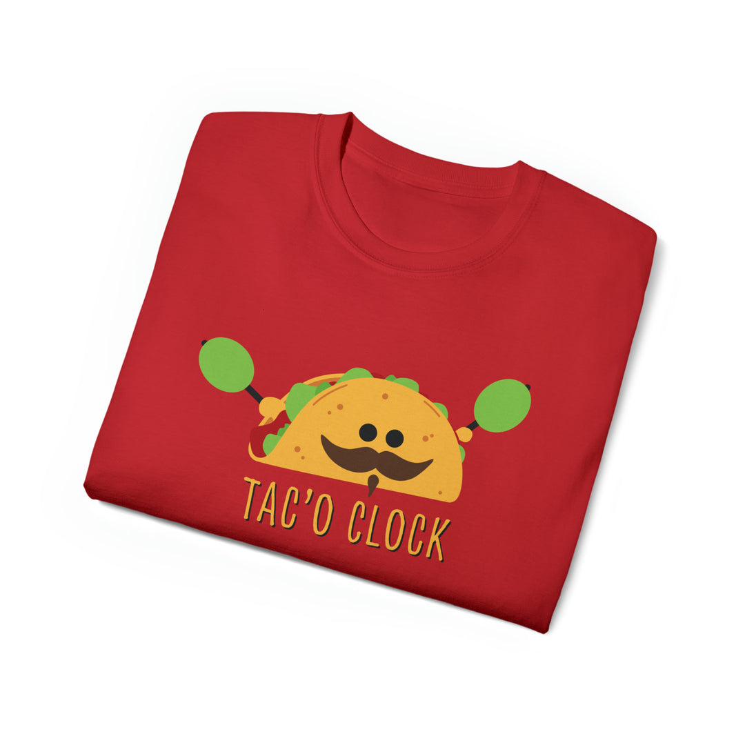 TACO CLOCK=Unisex Ultra Cotton Tee