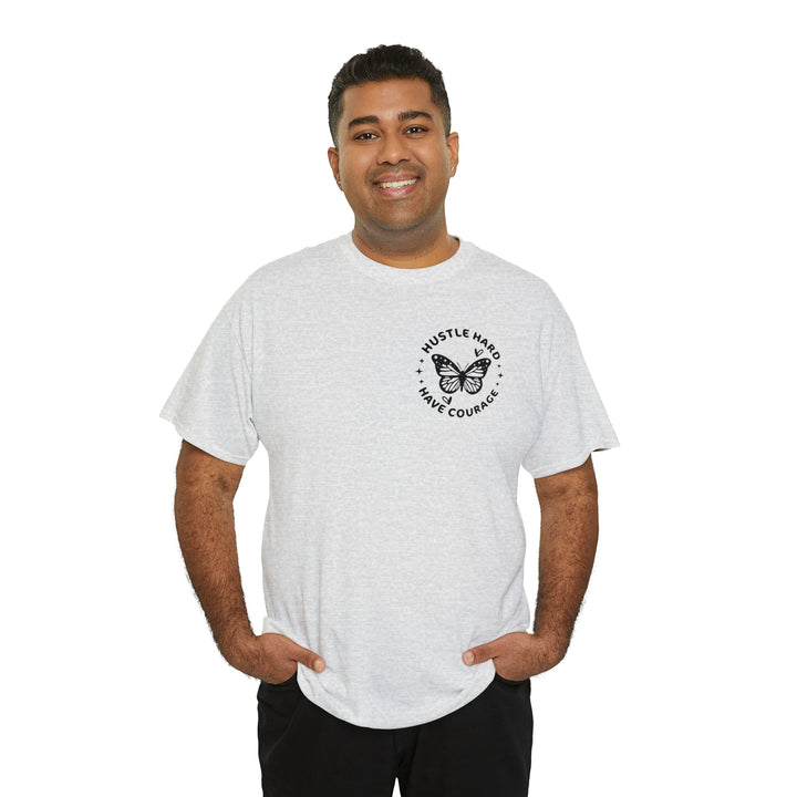 Hustle Hard-Unisex Heavy Cotton Tee