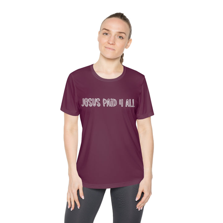 Jesus Paid 4 It All=Ladies Competitor Tee