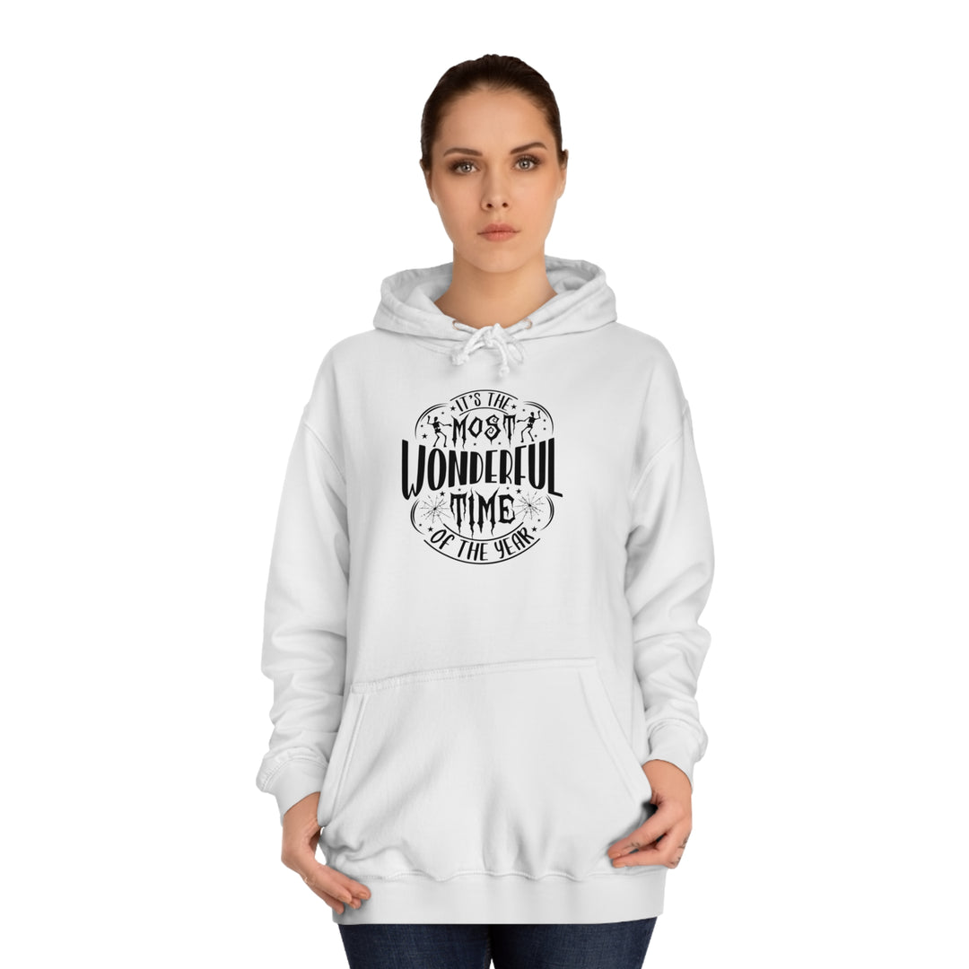 Its the most wonderful time of year-halloween-Unisex College Hoodie