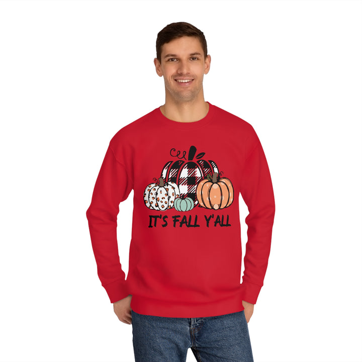 ITS FALL YALL=Unisex Crew Sweatshirt