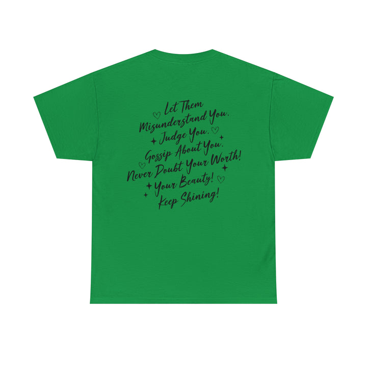 LET THEM-Unisex Heavy Cotton Tee