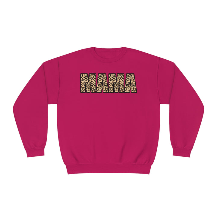 leopard MAMA Unisex NuBlend® Crewneck Sweatshirt