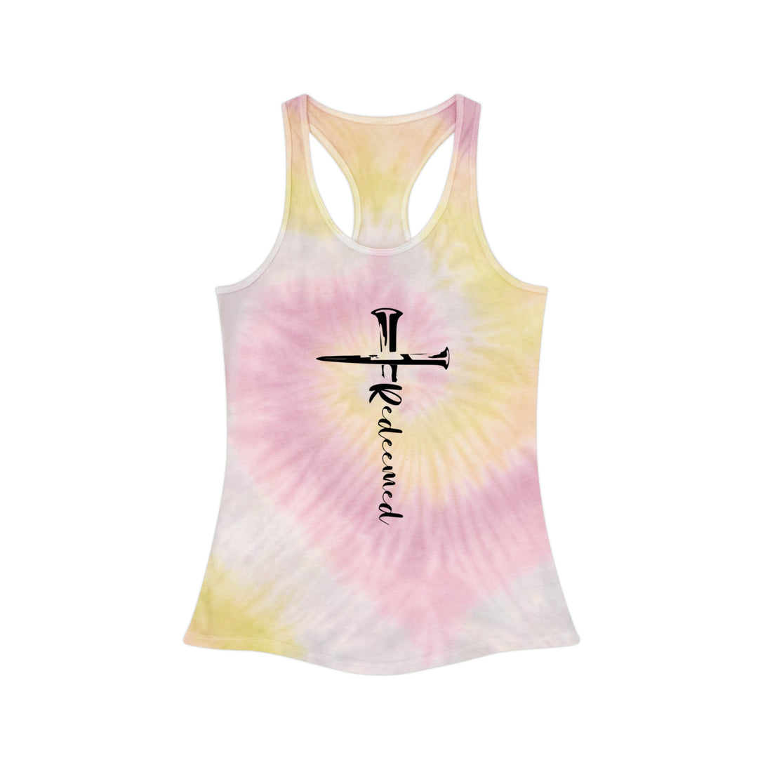 Redeemed Tie Dye Racerback Tank Top