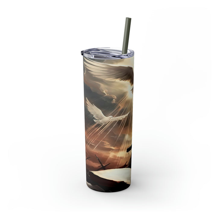 Skinny Tumbler with Straw, 20oz
