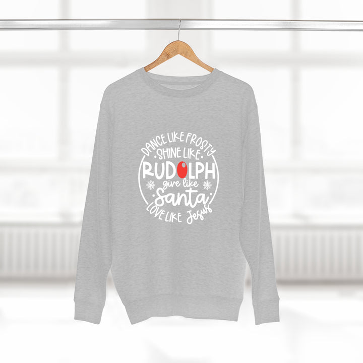 Dance Like Frosty=Unisex Premium Crewneck Sweatshirt