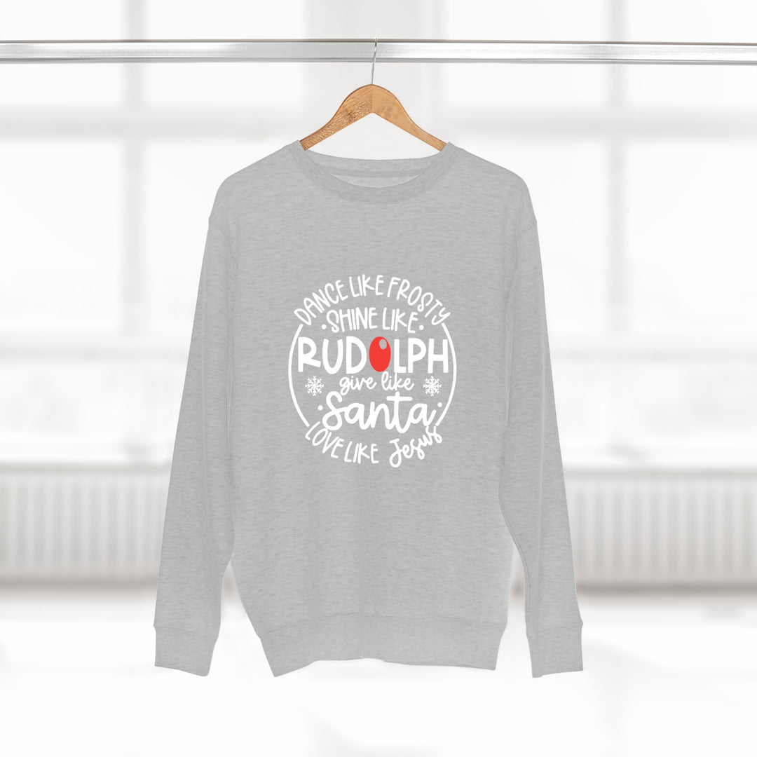 Dance Like Frosty=Unisex Premium Crewneck Sweatshirt