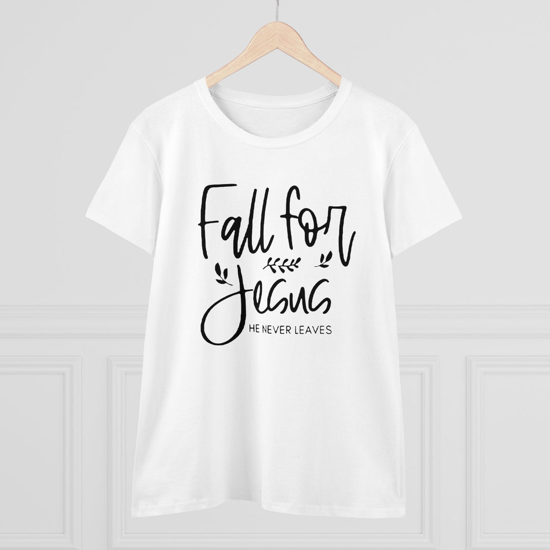 Fall For Jesus Women's Midweight Cotton Tee