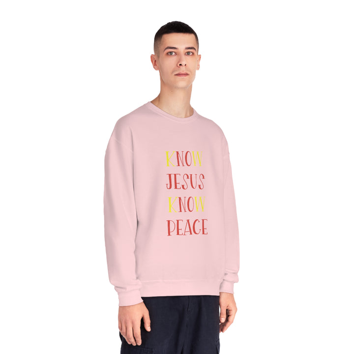 Know Jesus-Unisex NuBlend® Crewneck Sweatshirt