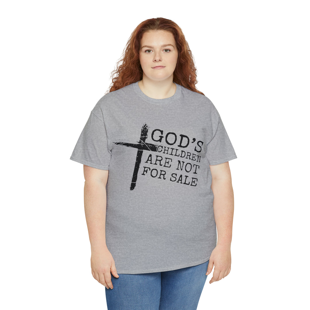 Gods children are not for sale-Unisex Heavy Cotton Tee