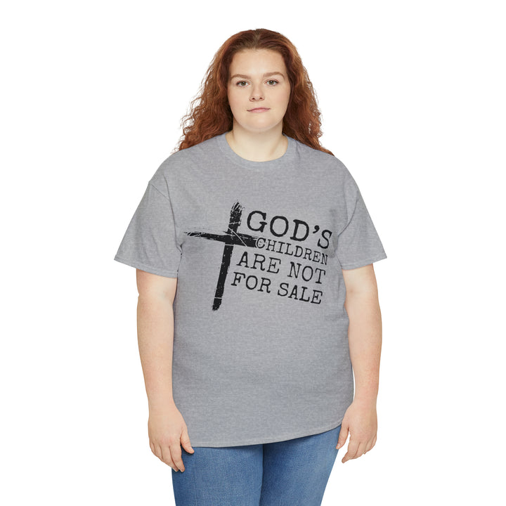 Gods children are not for sale-Unisex Heavy Cotton Tee