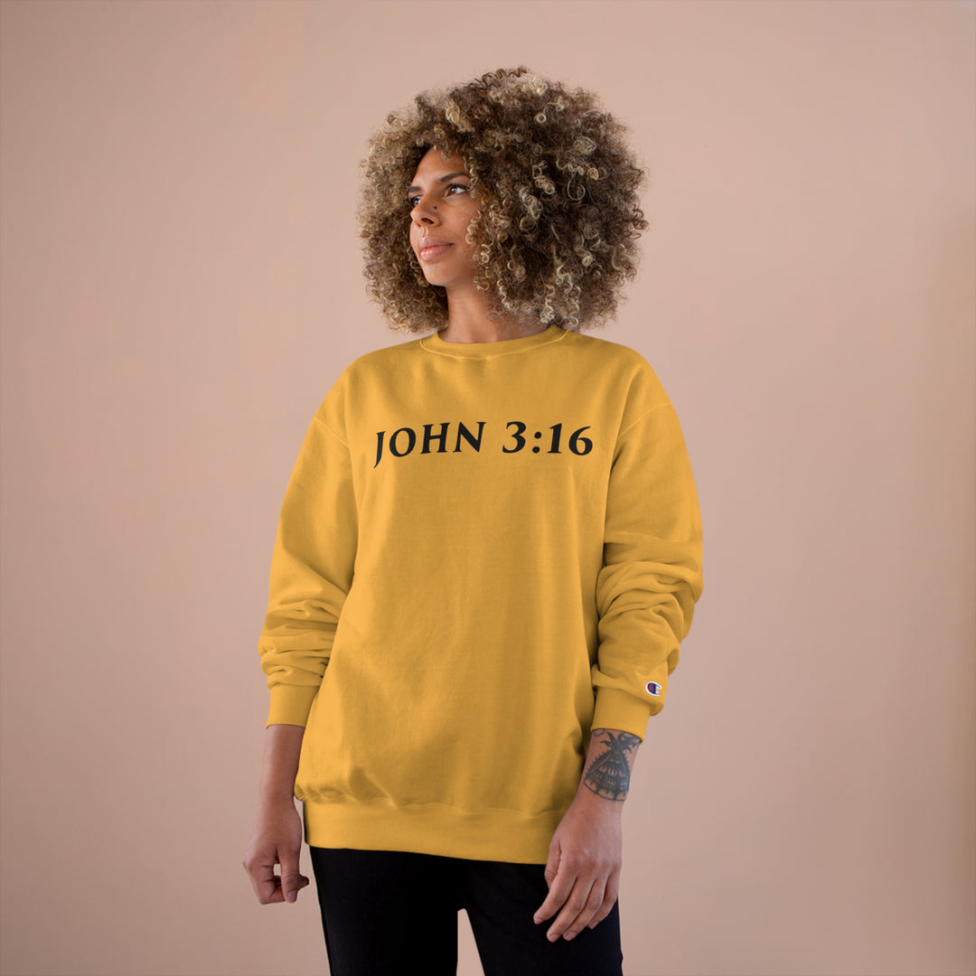 JOHN 3:16-Champion Sweatshirt