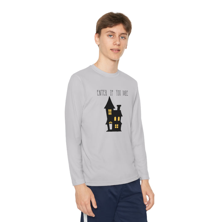 Enter if you dare-Youth Long Sleeve Competitor Tee