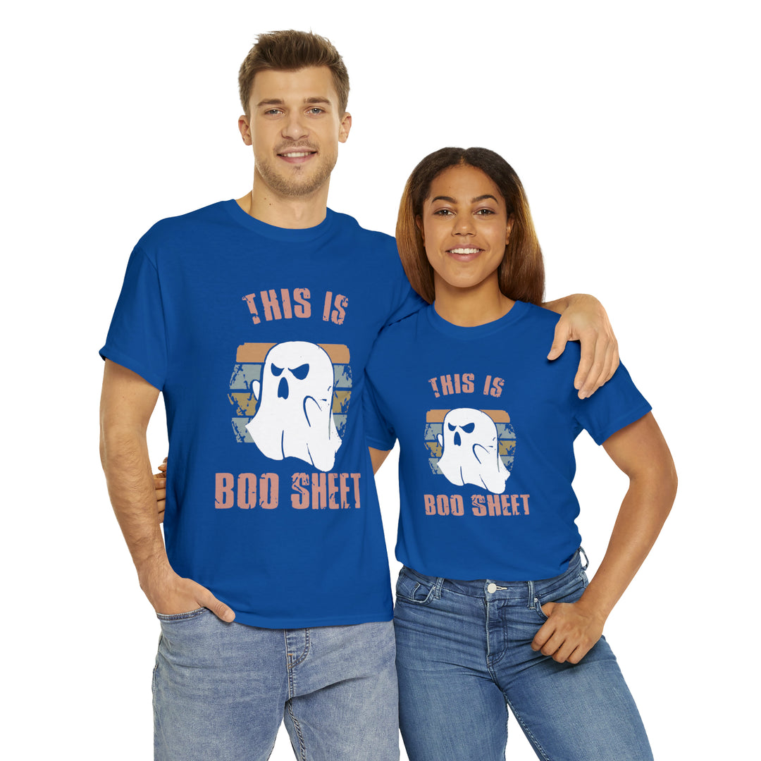 This is Boo Sheet-Unisex Heavy Cotton Tee