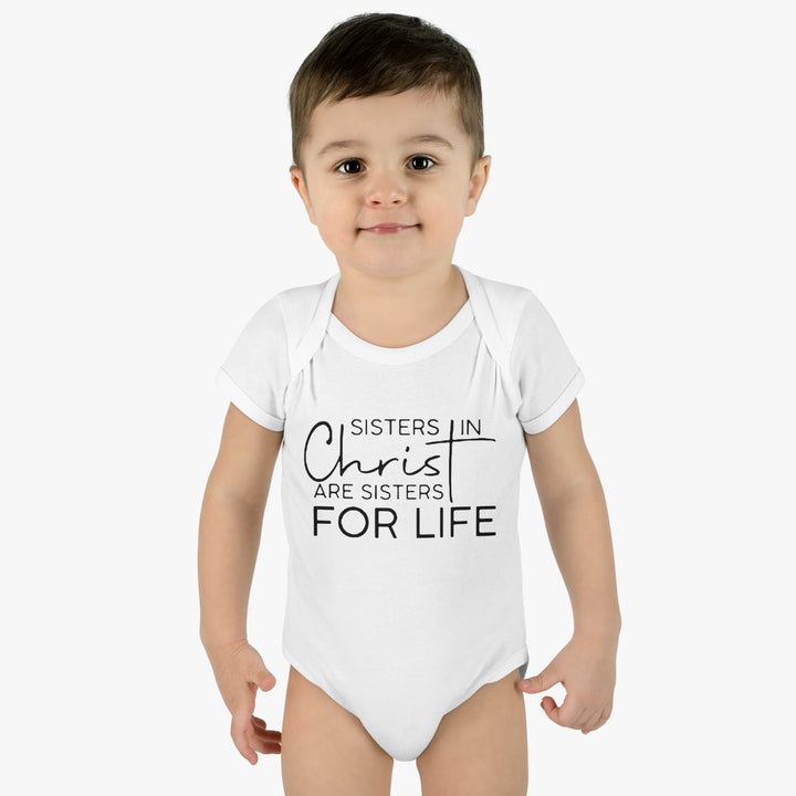 SISTER IN CHRIST-Infant Baby Rib Bodysuit