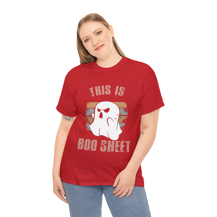 This is Boo Sheet-Unisex Heavy Cotton Tee