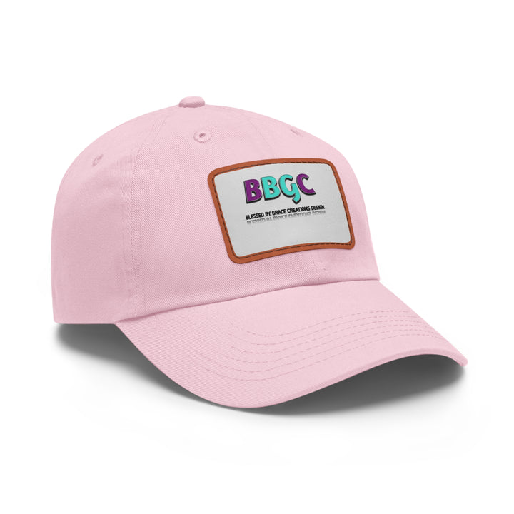 BBGC=Dad Hat with Leather Patch (Rectangle)