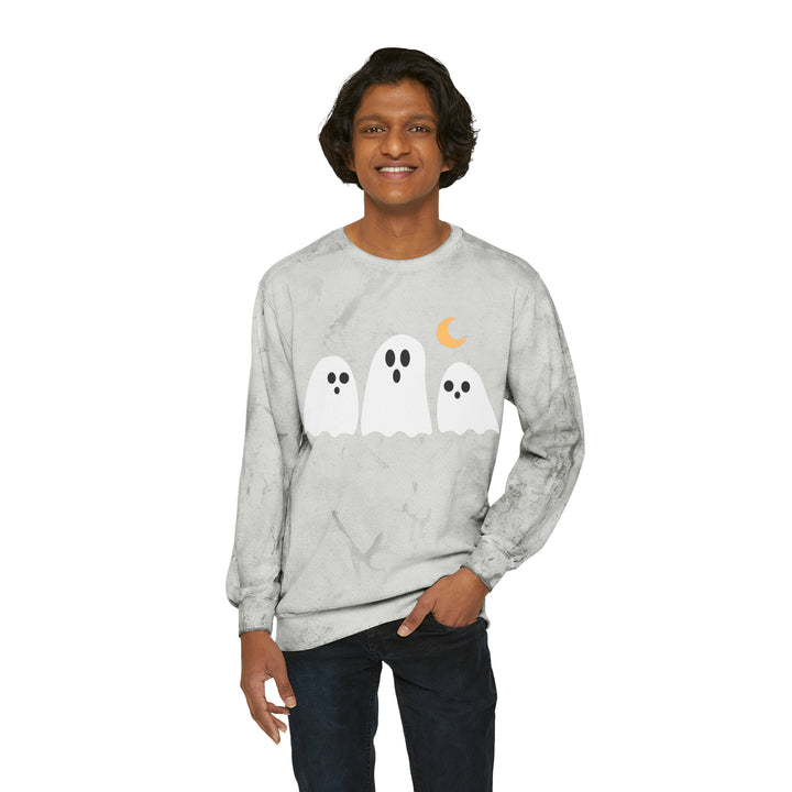 GHOST-Unisex Color Blast Crewneck Sweatshirt