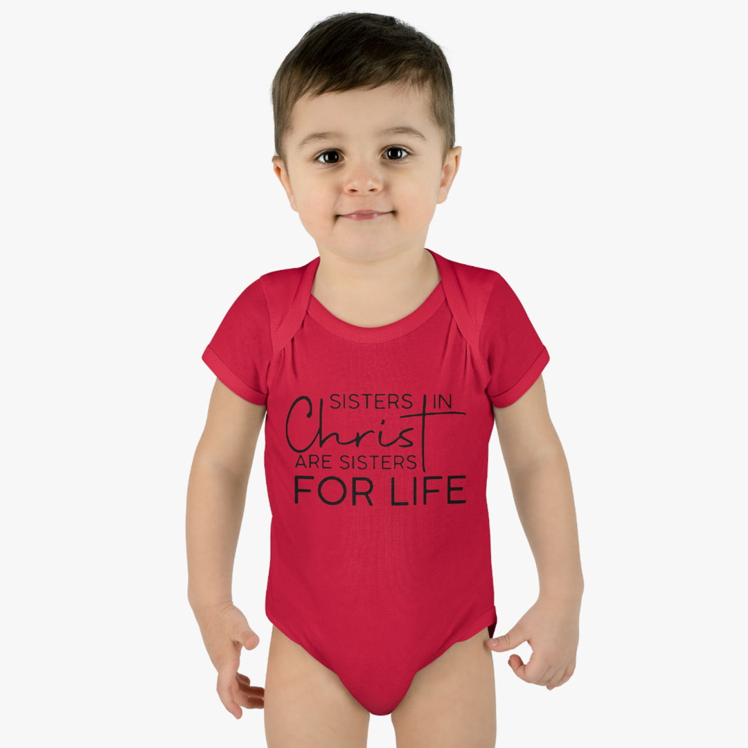 SISTER IN CHRIST-Infant Baby Rib Bodysuit