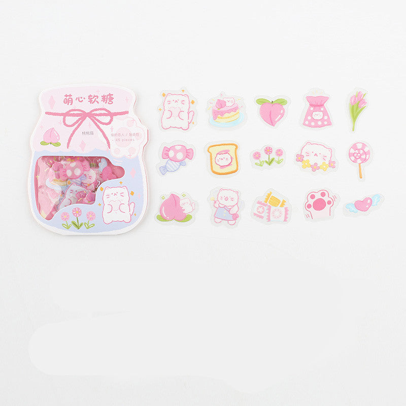 Transparent sticker package