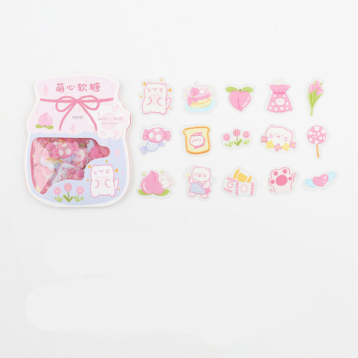Transparent sticker package