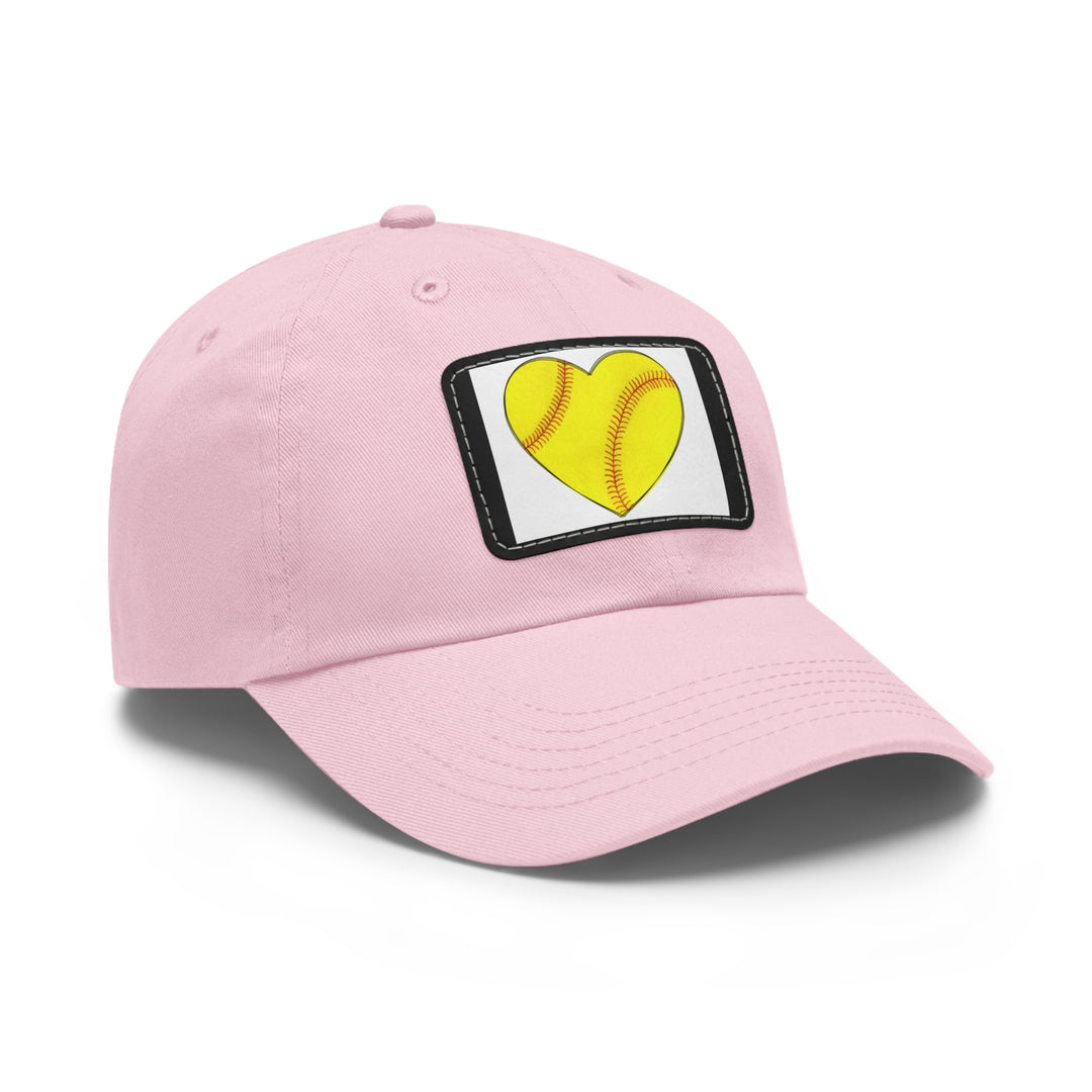 Dad Hat with Leather Patch (Rectangle)
