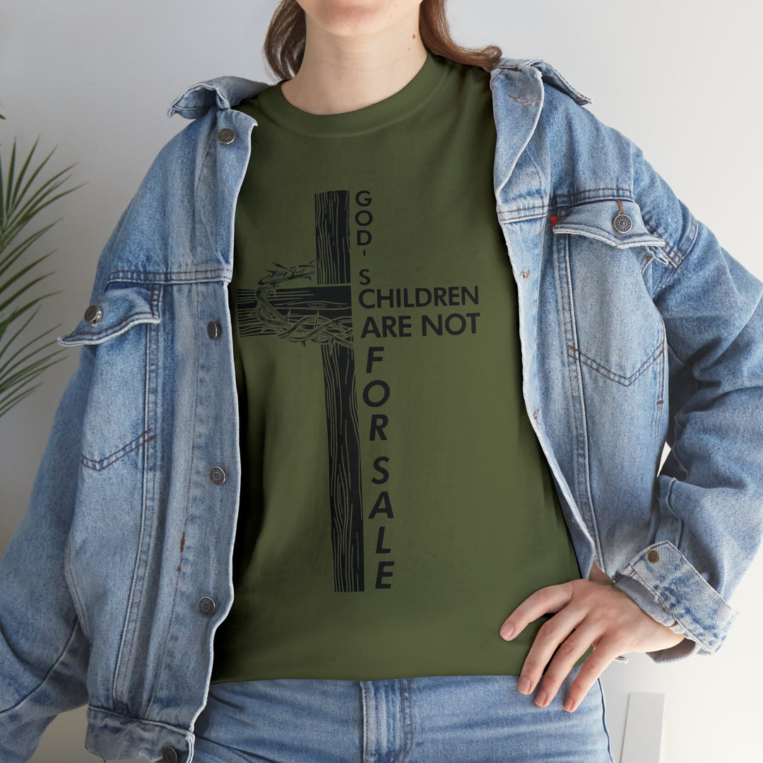 gods children are not for sale-Unisex Heavy Cotton Tee
