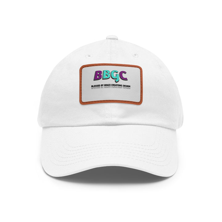 BBGC=Dad Hat with Leather Patch (Rectangle)