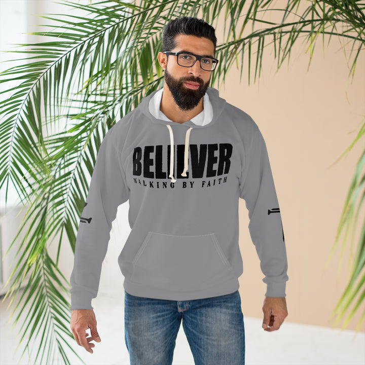BELIEVER WALKING BY FAITH=Unisex Pullover Hoodie (AOP)