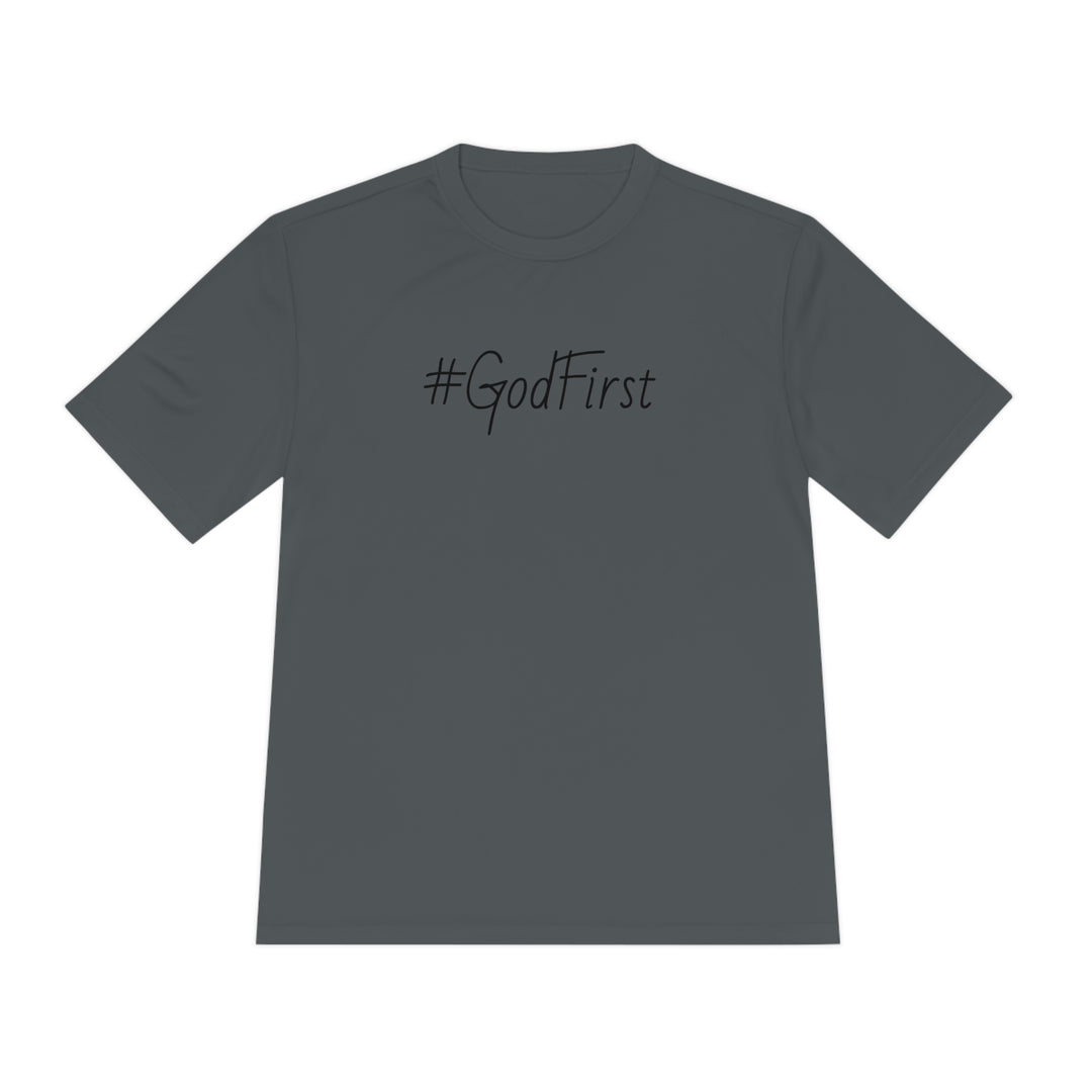 #GodFirst-Unisex Moisture Wicking Tee