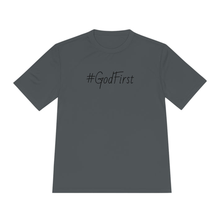 #GodFirst-Unisex Moisture Wicking Tee