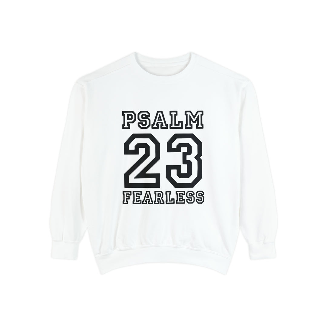 Psalm 23 Unisex Garment-Dyed Sweatshirt