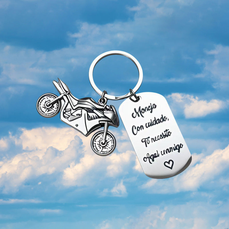 Stainless Steel Key Ring Motorcycle Inspirational