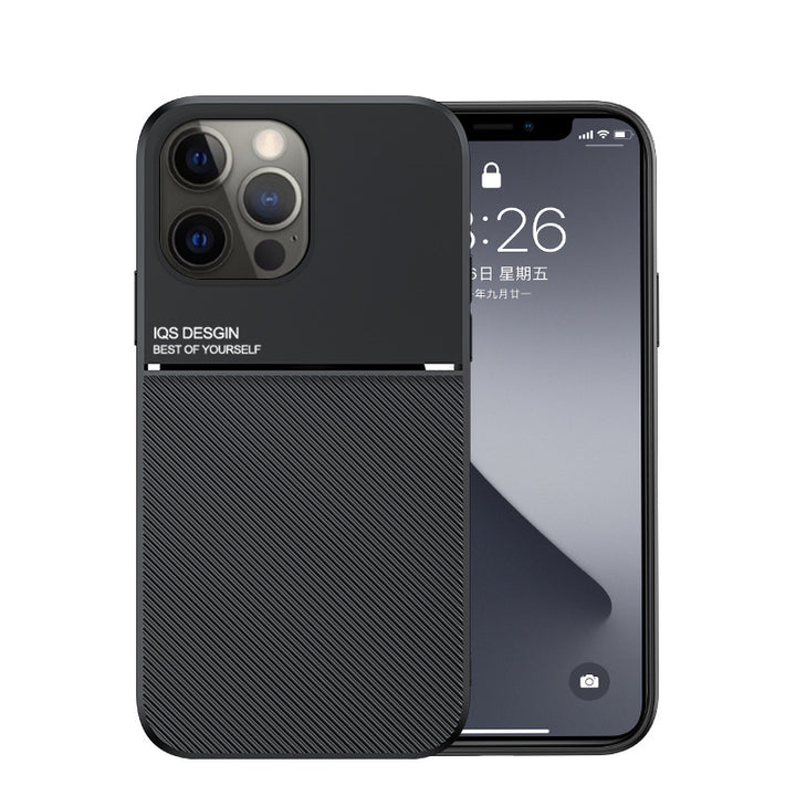 Built-in Magnetic Frosted Shockproof Phone Case