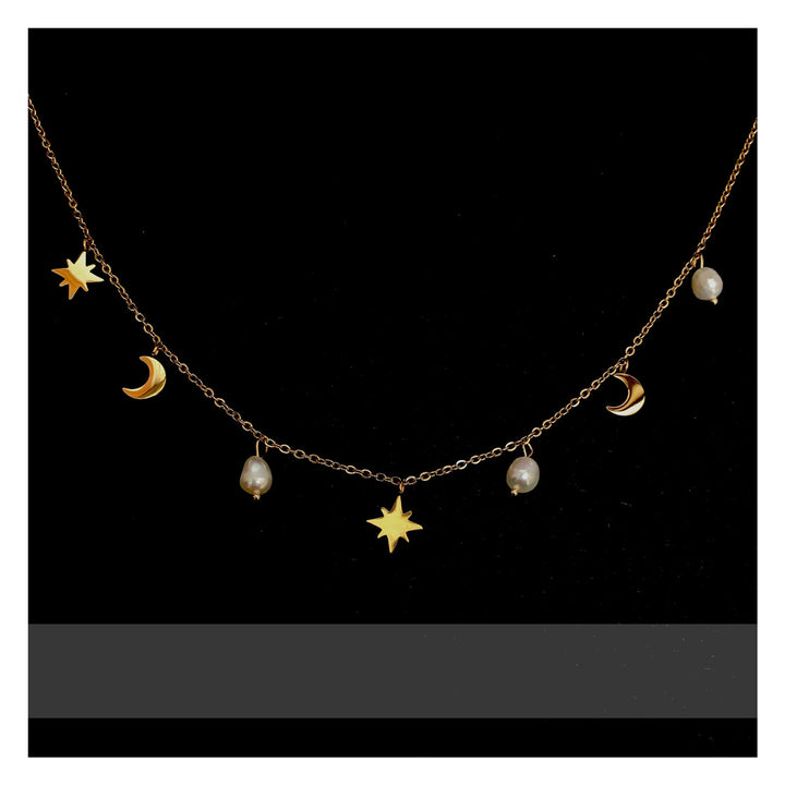 French Elegant Natural Baroque Pearl Necklace