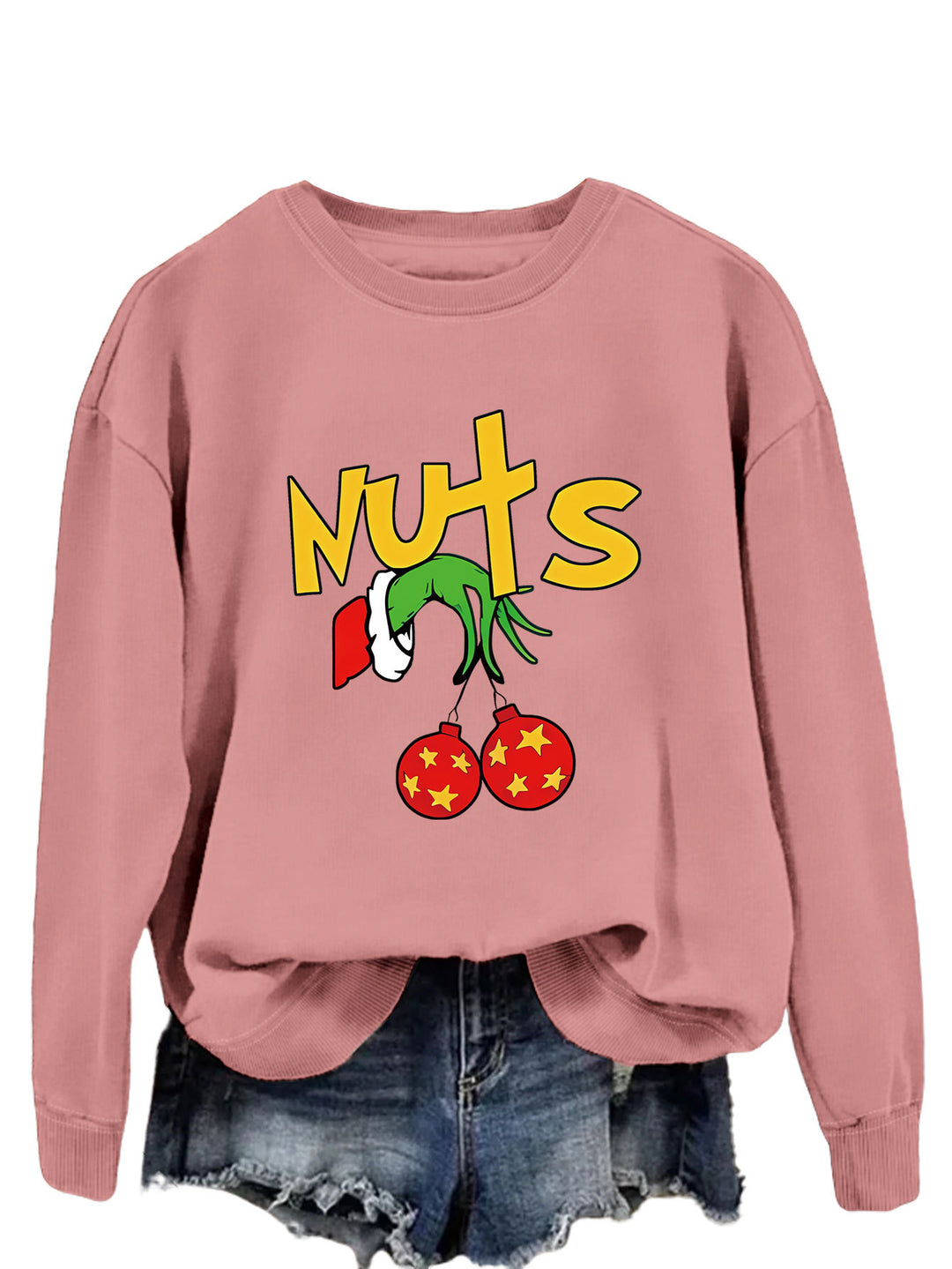 New Printed Long Sleeve Pullover Hoodie