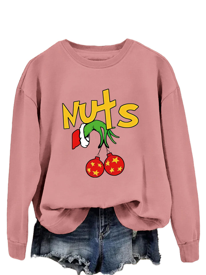 New Printed Long Sleeve Pullover Hoodie