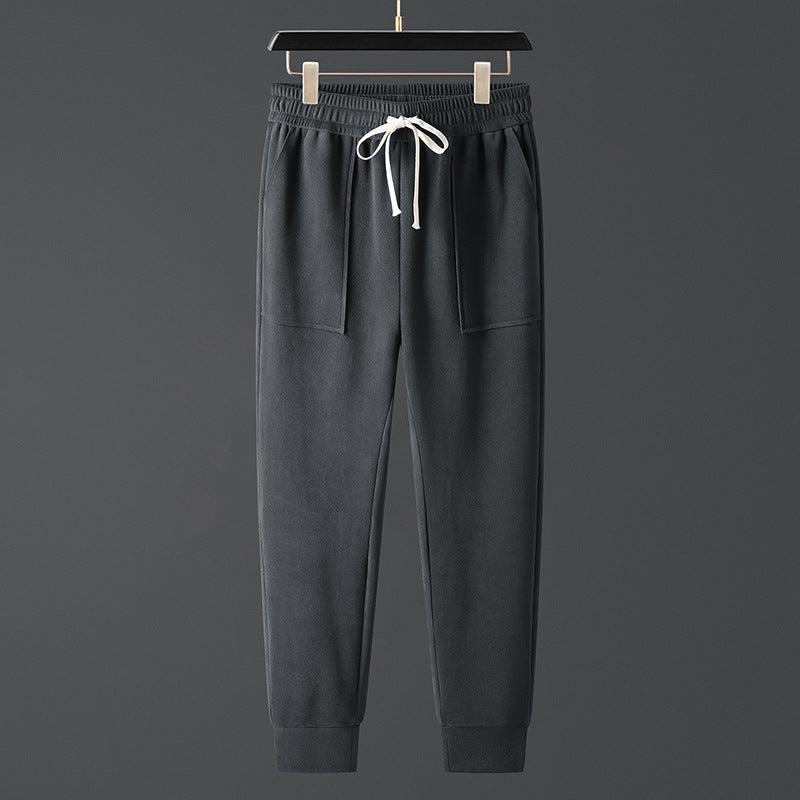 Thick Warm Men's Ankle-tied Pants