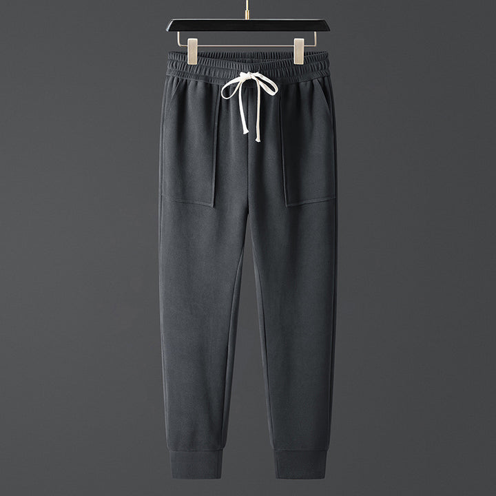 Thick Warm Men's Ankle-tied Pants
