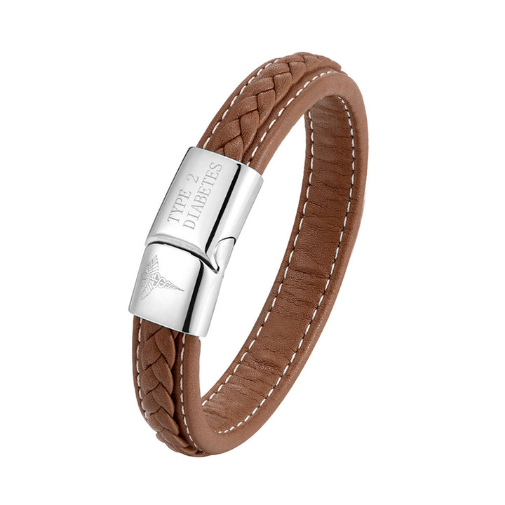 Men Women Emergency Reminder Multicolor Stainless Steel Bracelet